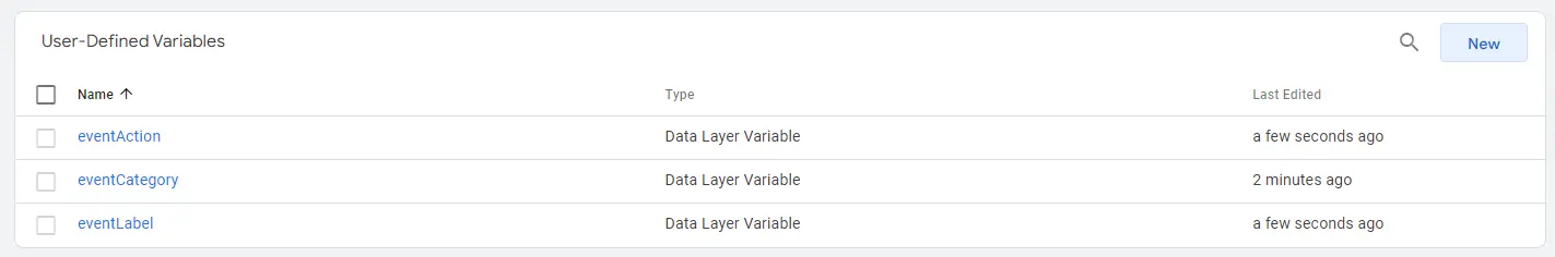 User-defined Variables - Google Tag Manager